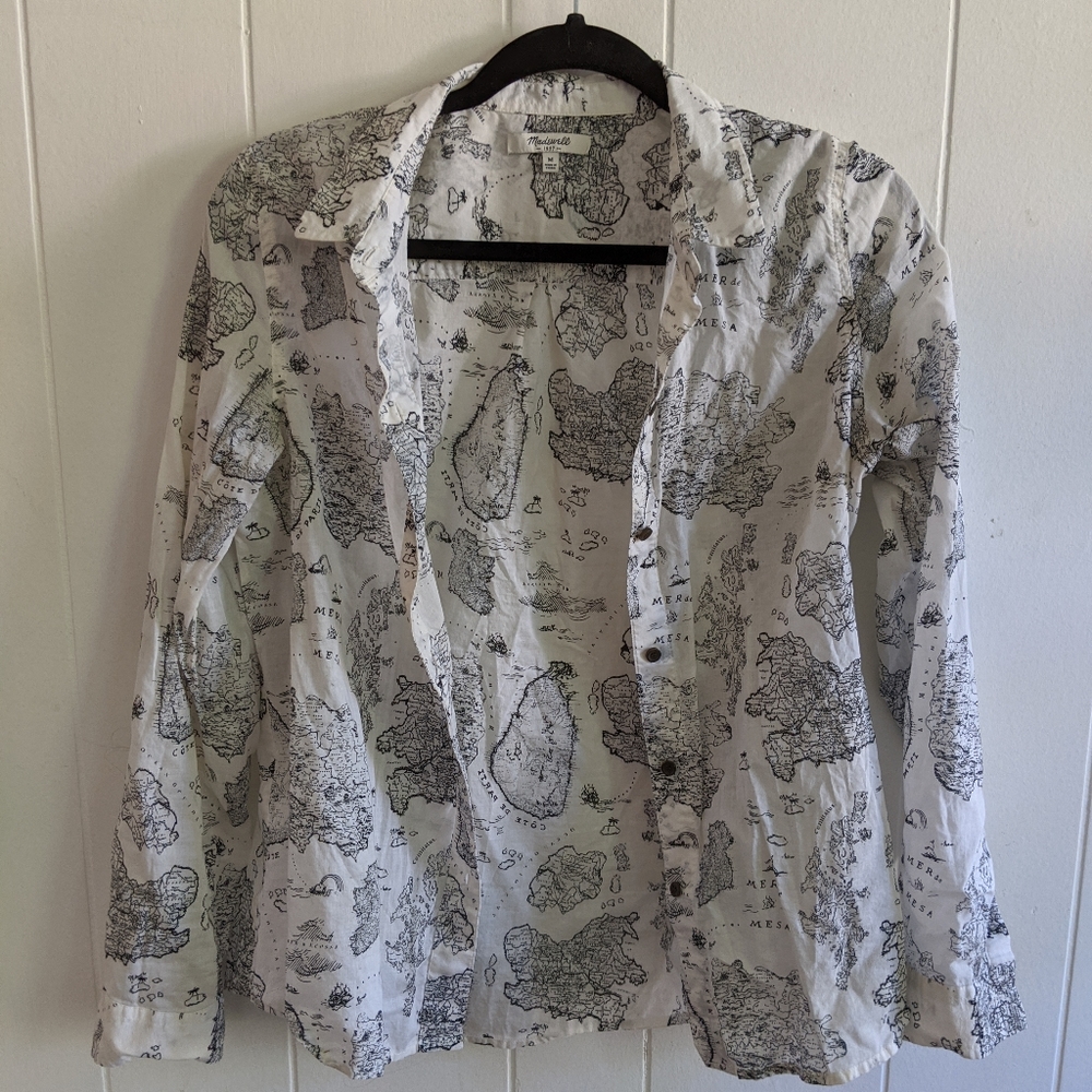 Madewell Cotton Map shirt